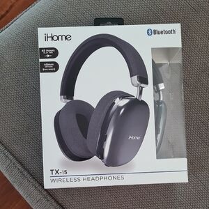 iHome TX-15 Bluetooth Headphones - Dark Gray